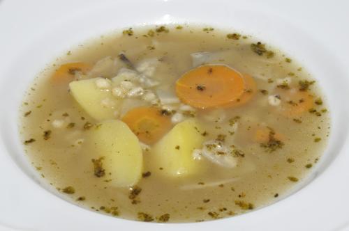 Jak uvařit prácheňská bramborová polévka? Snadné recept, připravený za Do 30 minut